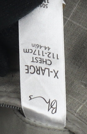 Marks and Spencer Men's Grey Bomber Jacket XL Casual