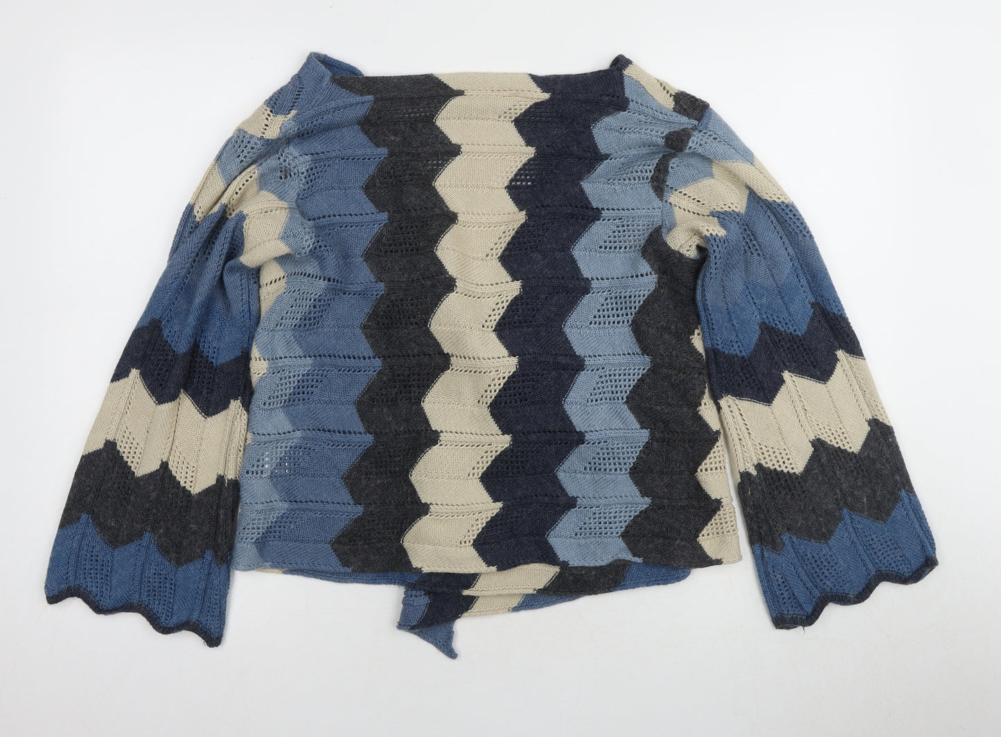 Principles Women's Multicoloured Wrap Jumper - Size 16 V-Neck