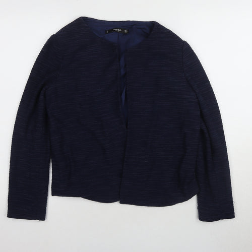 Mango Women's Blue Long Sleeve Jumper Lined