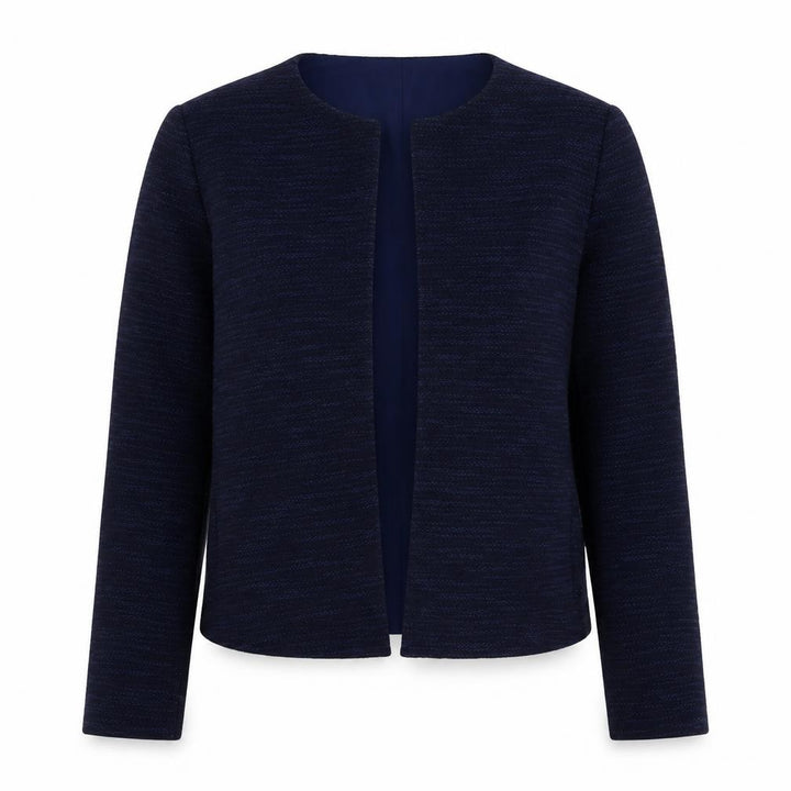 Mango Women's Blue Long Sleeve Jumper Lined