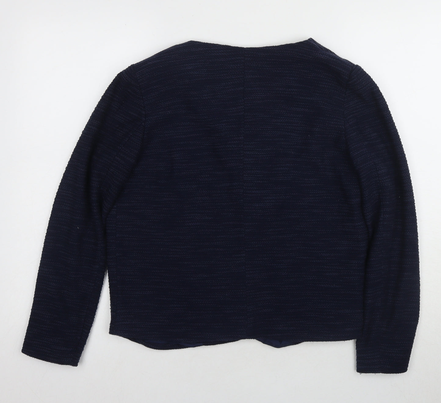 Mango Women's Blue Long Sleeve Jumper Lined