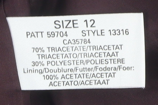 Planet Women's Brown Blazer, Size 12 Regular Classic