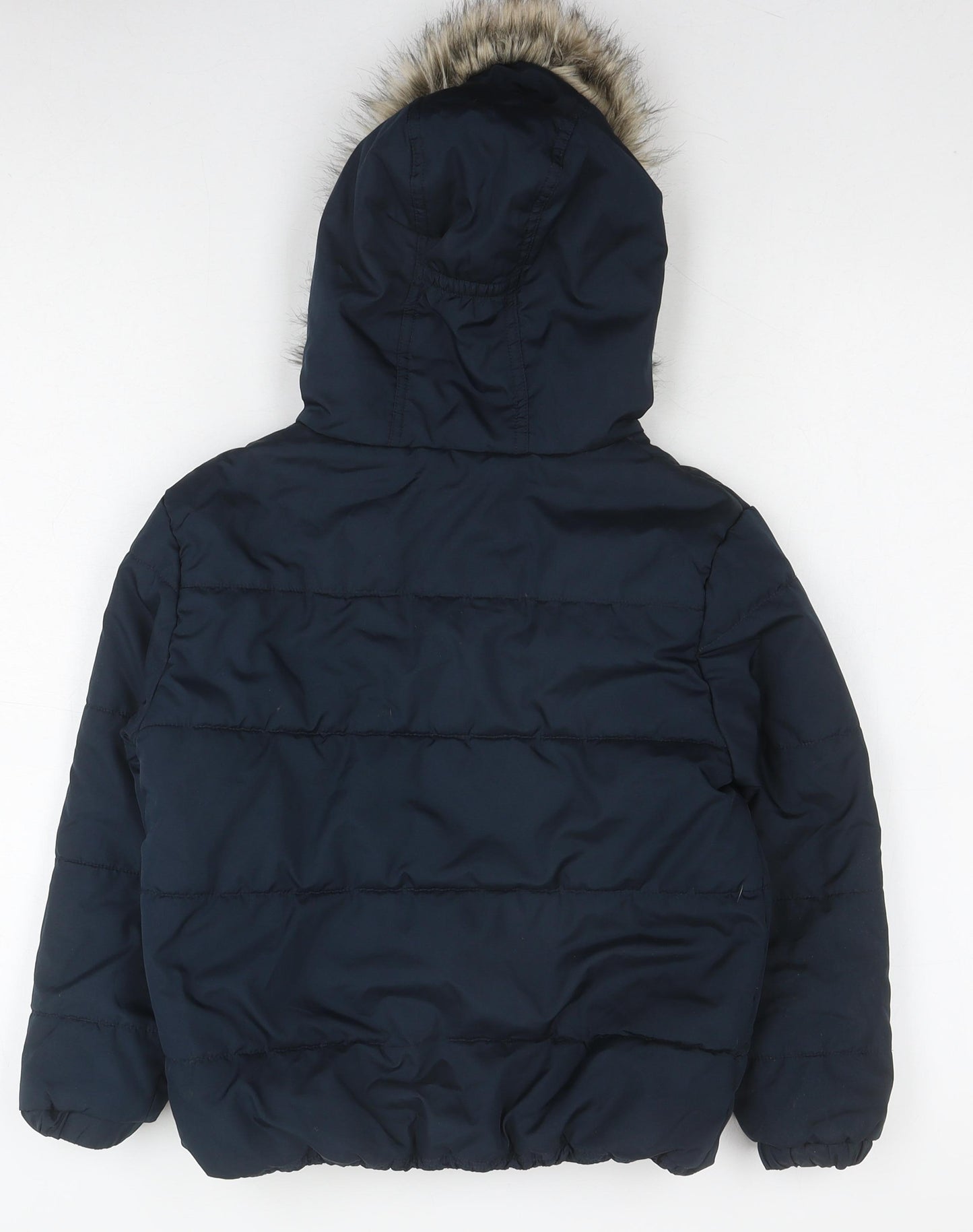 Regatta Boys Blue Puffer Jacket, 7 Years, Hooded Winter Coat