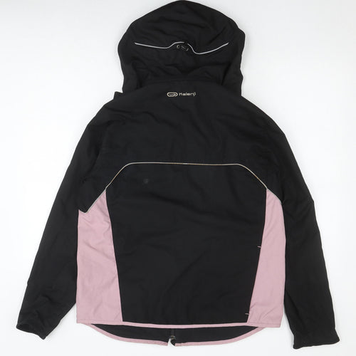Kalenji Women's Black Hooded Jacket Size 14
