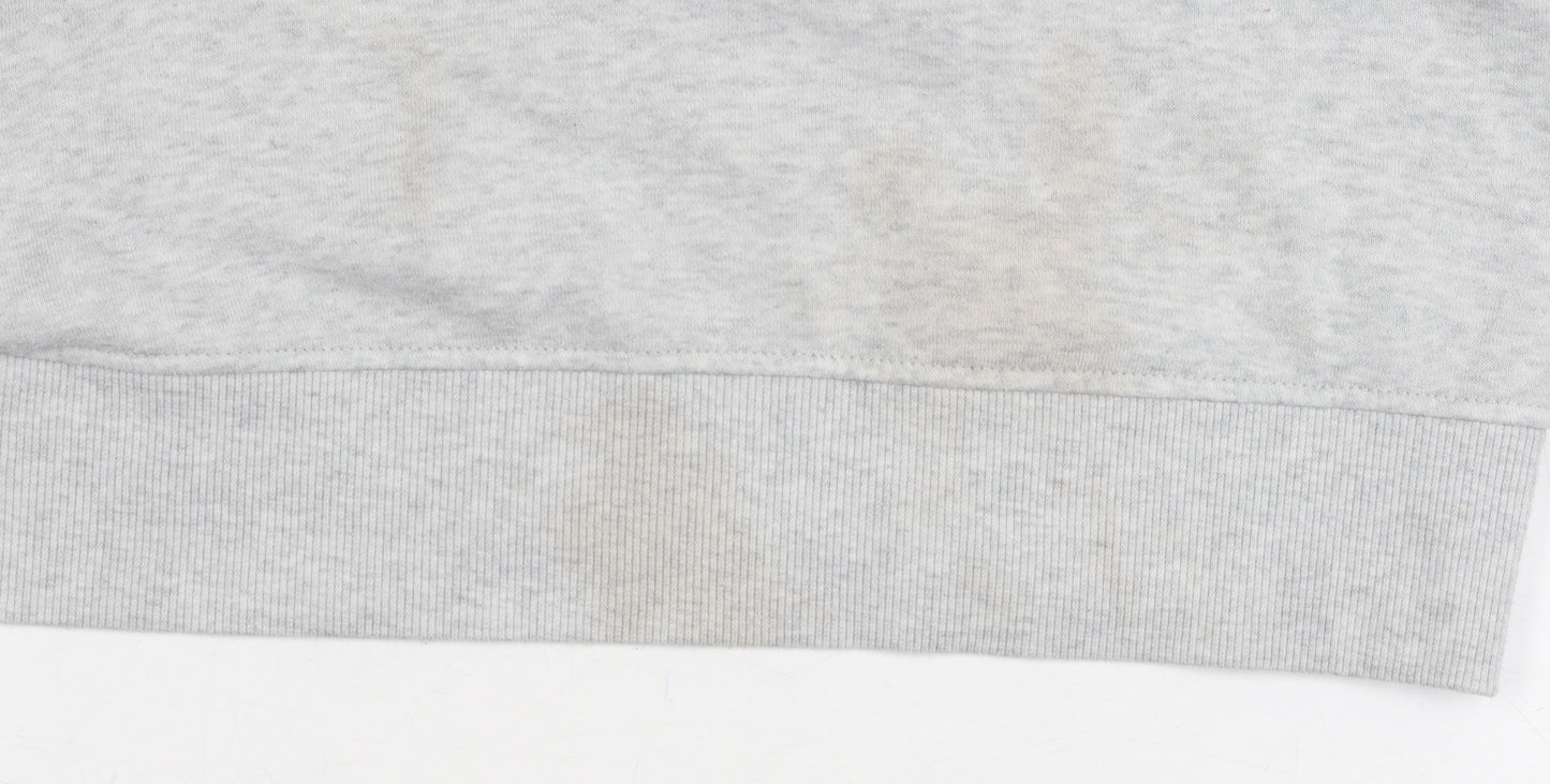 H&M Women Grey M Pullover Sweatshirt Snoopy Design