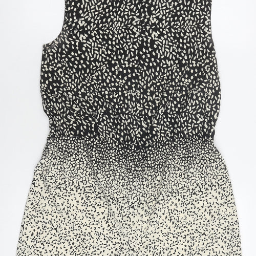 boohoo Women's Black & White Playsuit Size 10