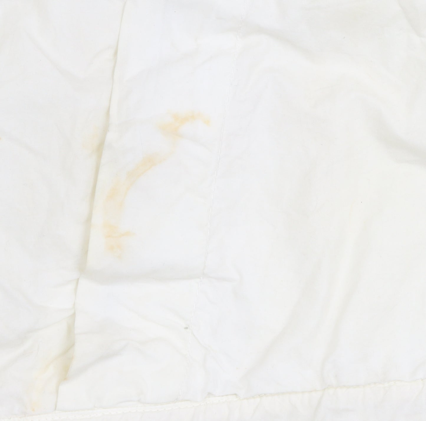 Albam Men's White Windbreaker Jacket with Hood Size 3