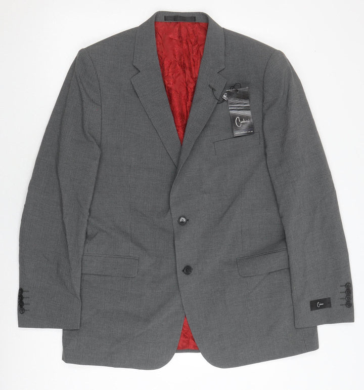 Carducci Men's Grey 44R Blazer, 1 Piece, Formal Style