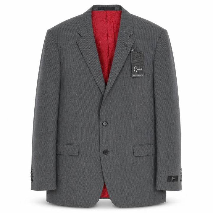 Carducci Men's Grey 44R Blazer, 1 Piece, Formal Style