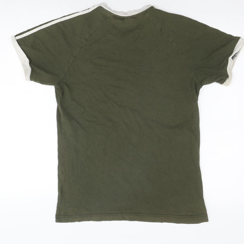 Adidas Men’s Green T-Shirt M - Iconic Logo Design