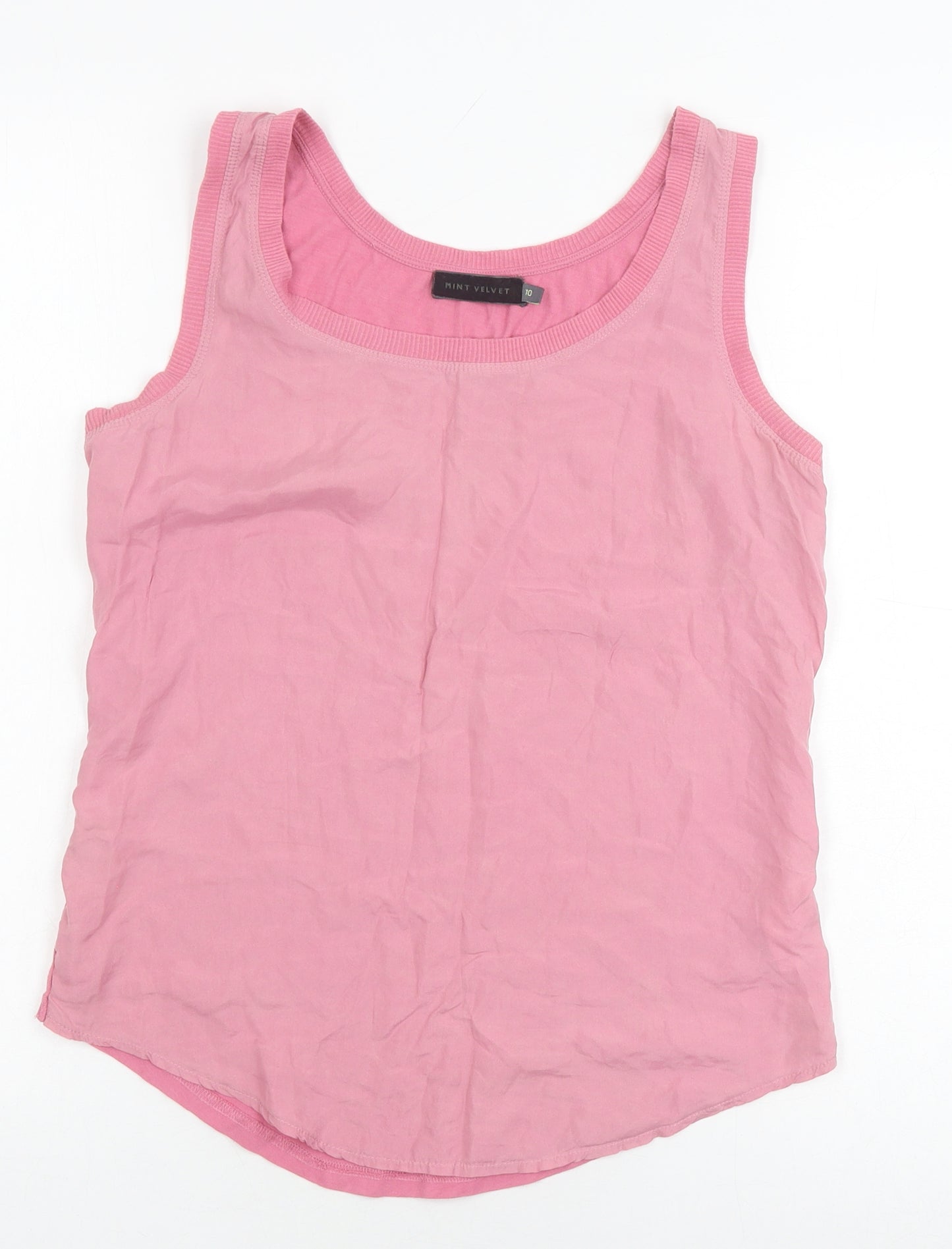 Mint Velvet Women's Pink Tank Top Size 10 Sleeveless