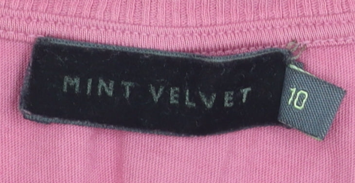 Mint Velvet Women's Pink Tank Top Size 10 Sleeveless