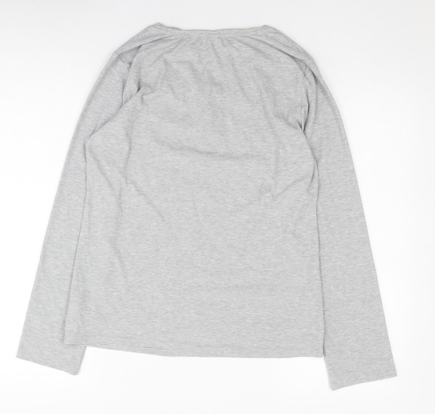 Calvin Klein Women’s Grey XL Henley Pyjama Top