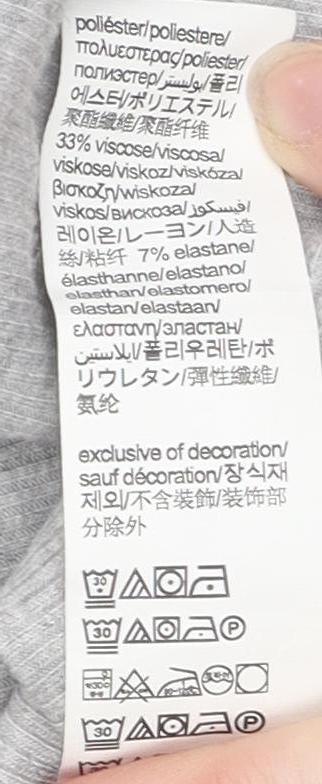 Calvin Klein Women’s Grey XL Henley Pyjama Top