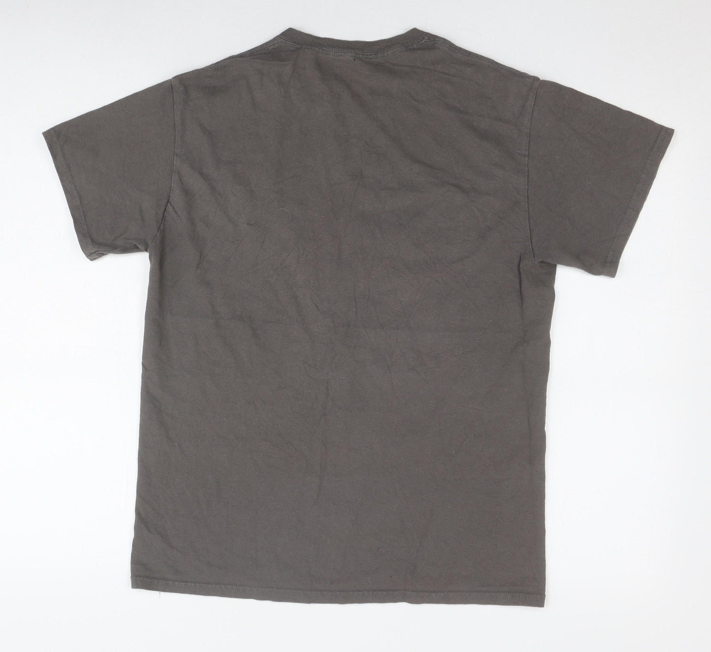 LUFC Men's Grey T-Shirt, M, Graphic Print, Sports Theme