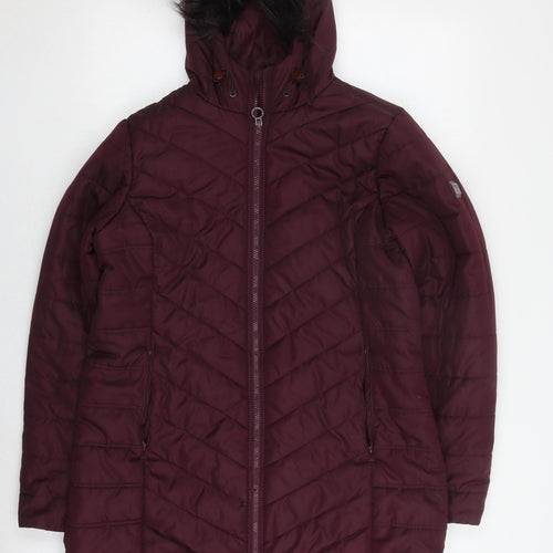 Regatta Women's Purple Puffer Jacket Size 16