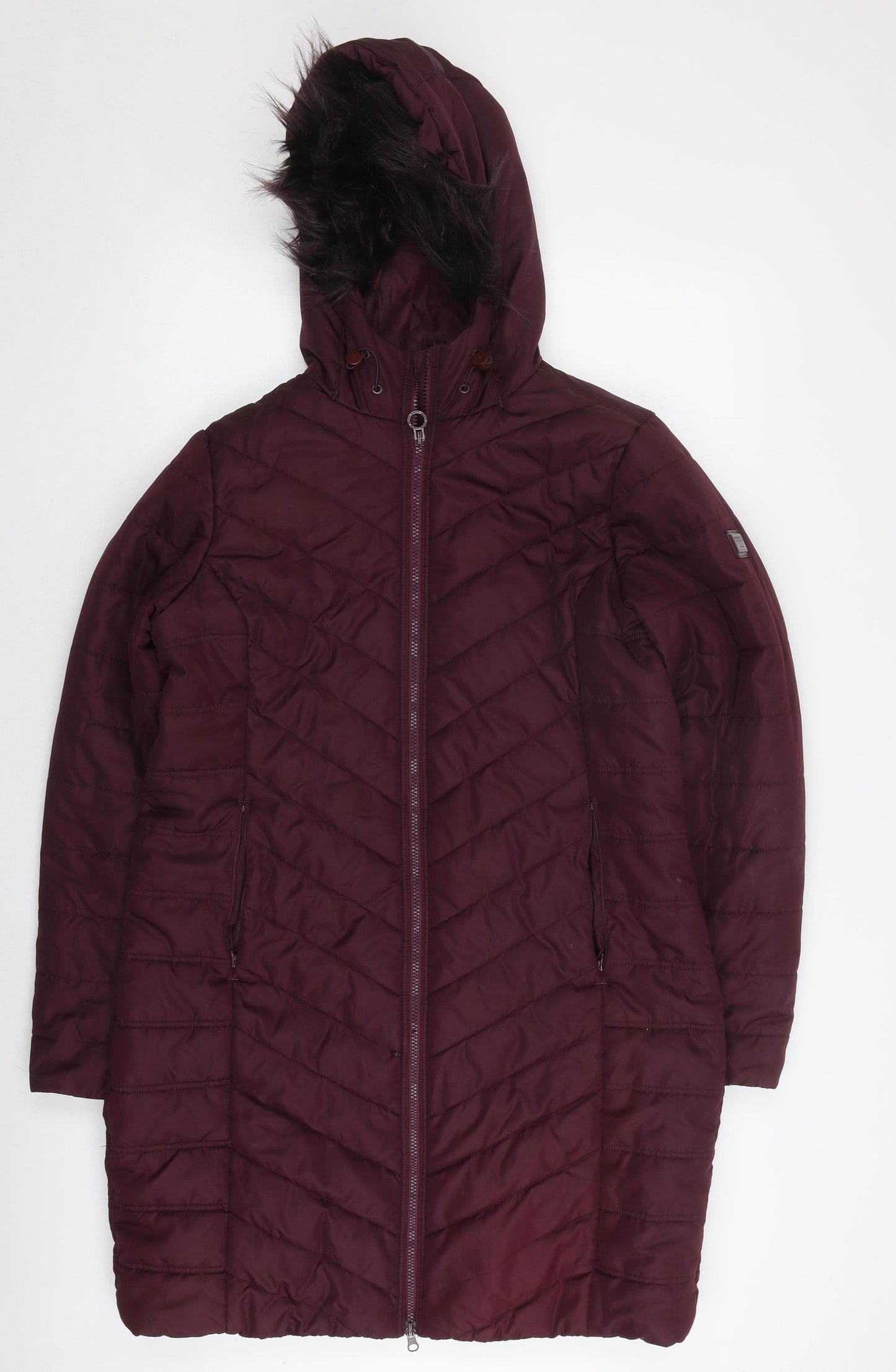 Regatta Women's Purple Puffer Jacket Size 16