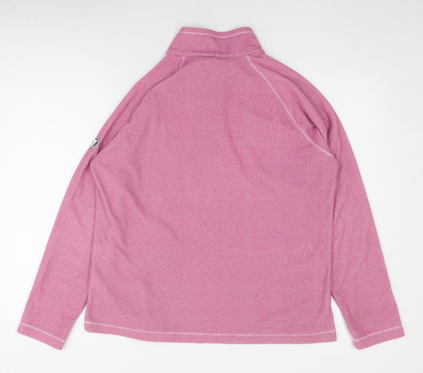 Regatta Women's Pink Sweatshirt, Size 16, 1/2 Zip