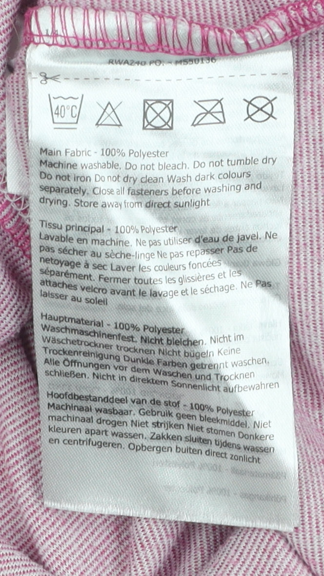 Regatta Women's Pink Sweatshirt, Size 16, 1/2 Zip