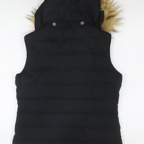 FatFace Women's Black Puffer Waistcoat Size 12