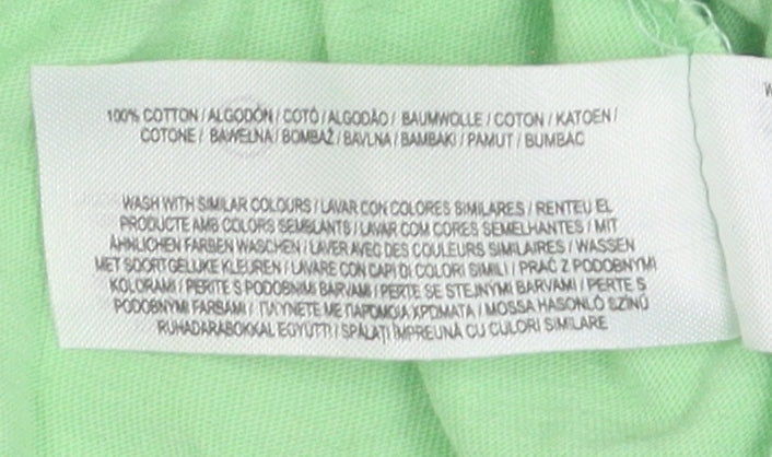 Nickelodeon Men Green SpongeBob Cartoon T-Shirt M