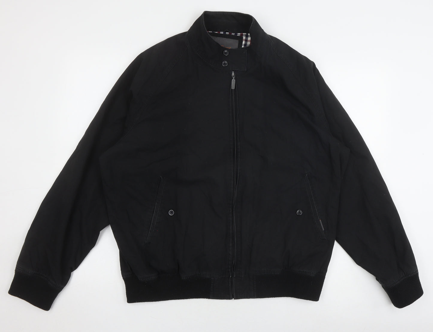Ben Sherman Black bomber jacket, size 3xs.