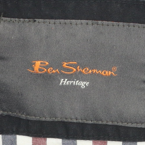 Ben Sherman Black bomber jacket, size 3xs.