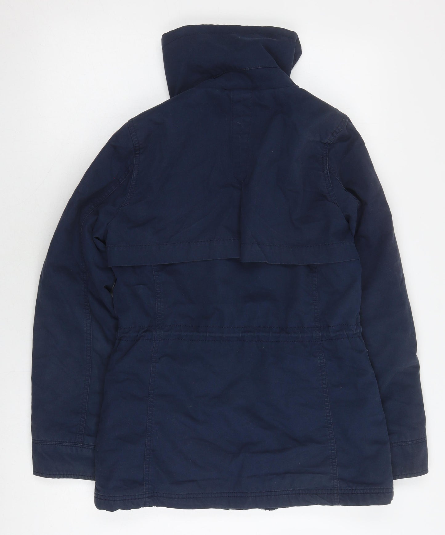 Neo Label Blue Men's Small Parka Jacket, Cotton, Lined