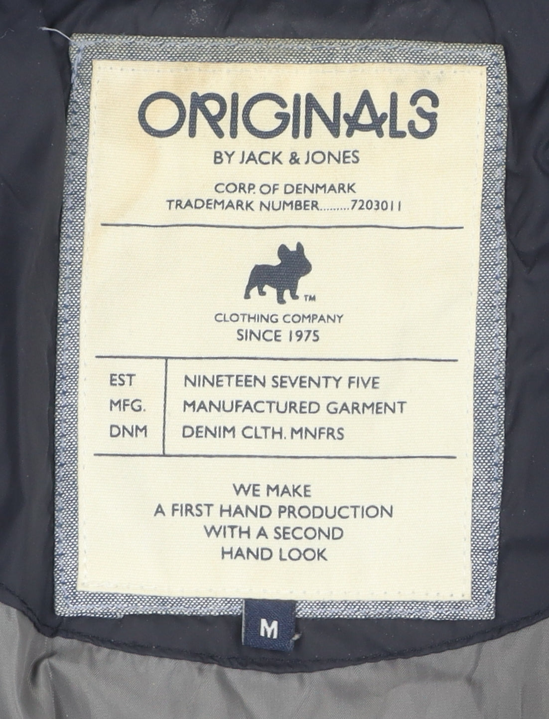 Jack & Jones Men's Black Hooded Puffer Jacket M