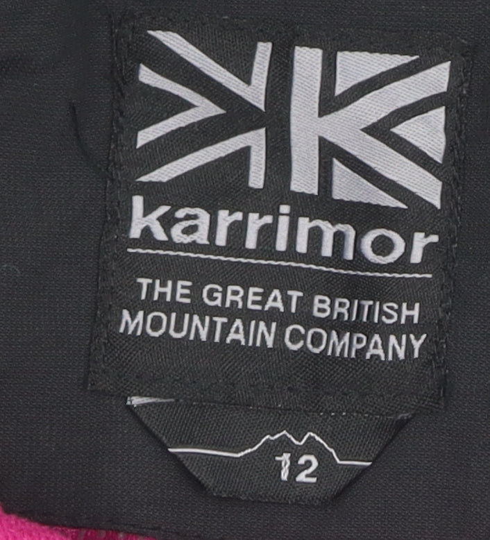 Karrimor Women's Black Hooded Parka Jacket Size 12