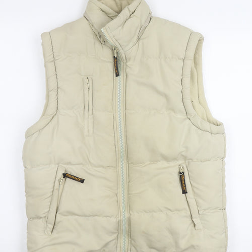 Result Beige Puffer Waistcoat Unisex Adults S