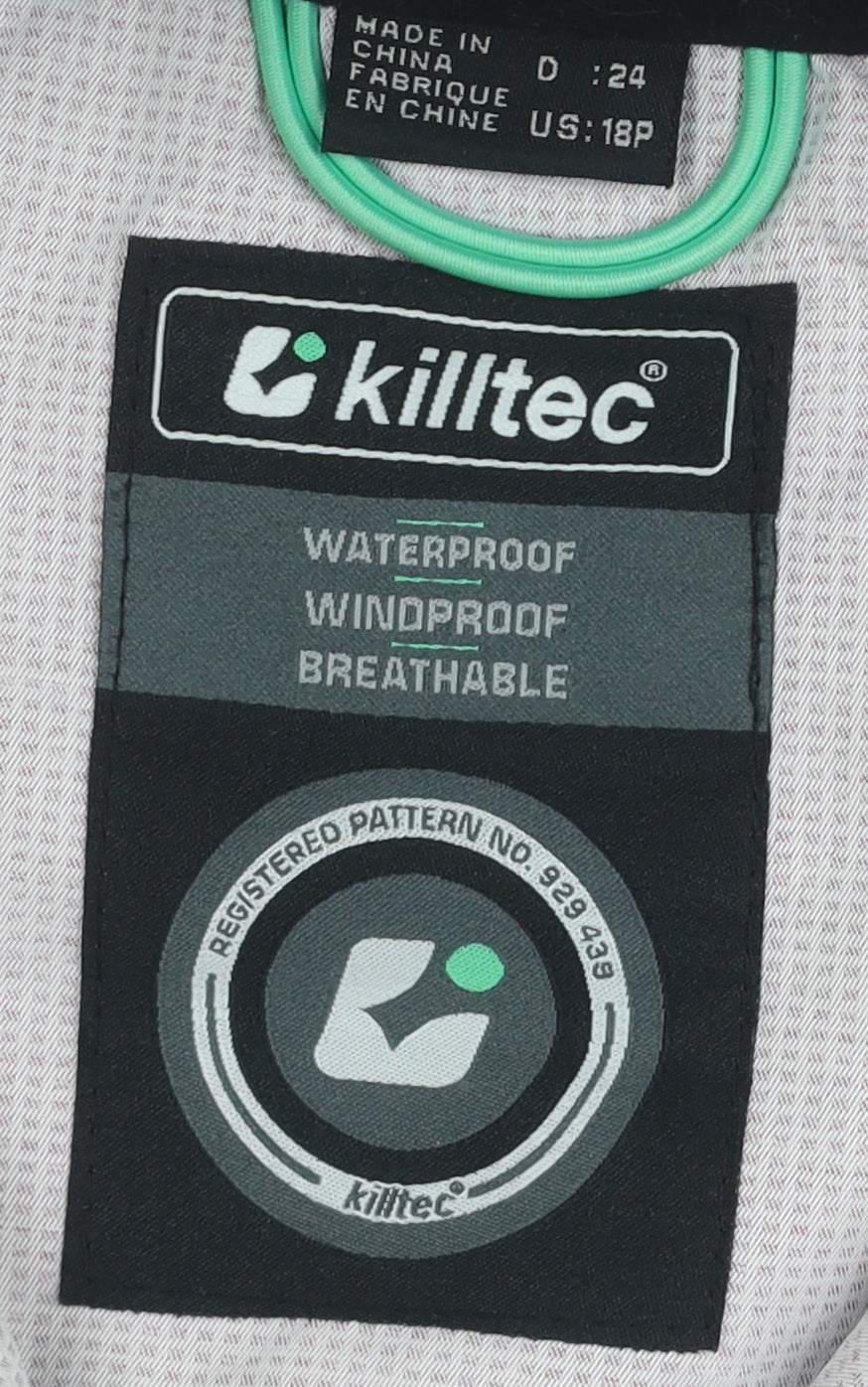 Killtec Women's Pink Windbreaker Jacket Size 18