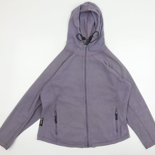 Polartec Women's Purple Fleece Jacket Size 12