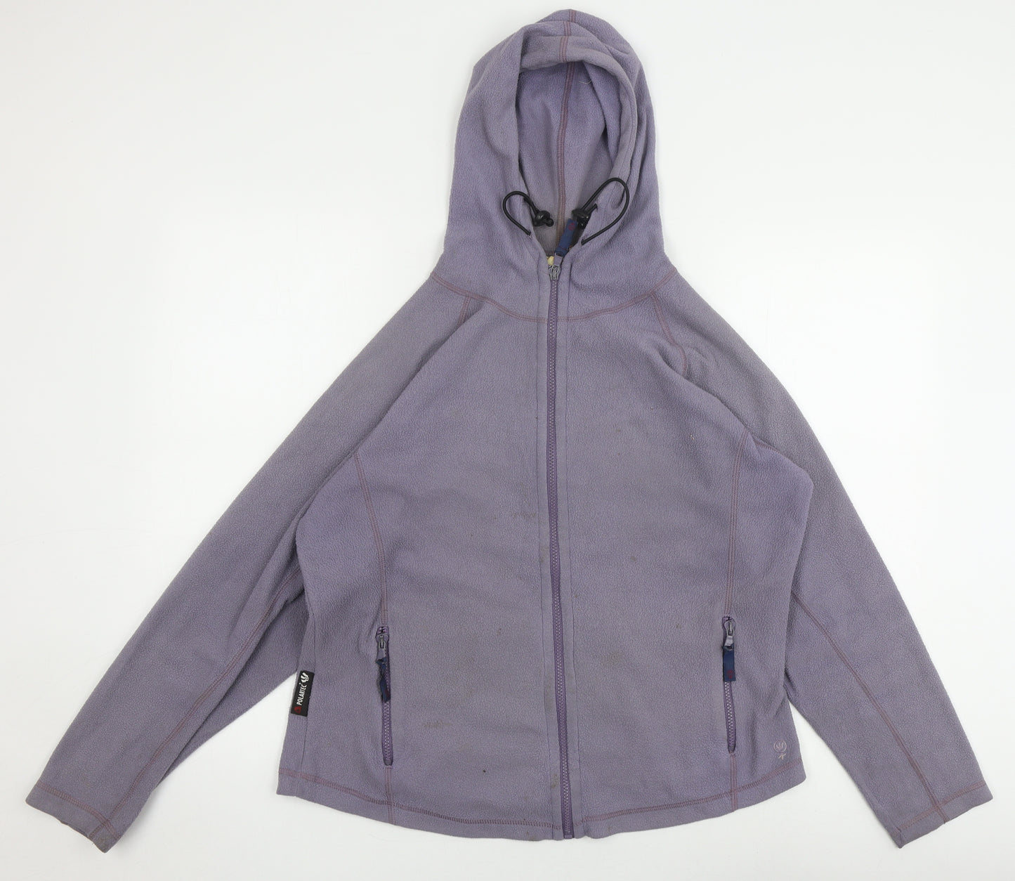 Polartec Women's Purple Fleece Jacket Size 12