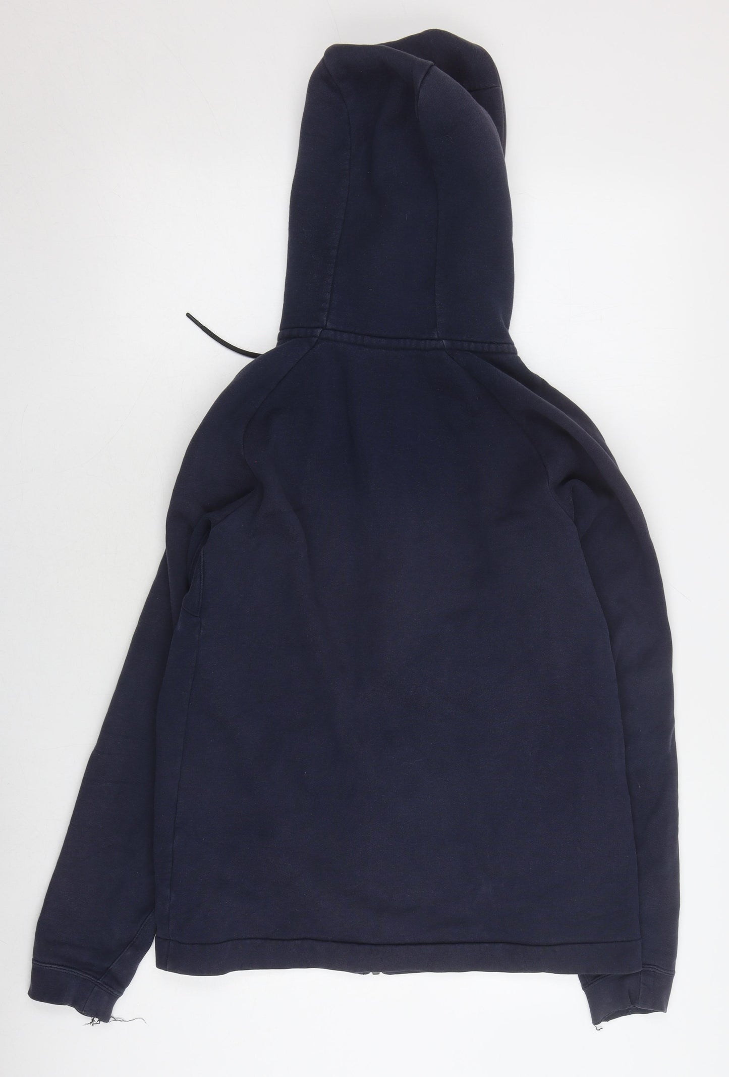 Nike Men's Blue Hooded Jacket Size M Full Zip Casual