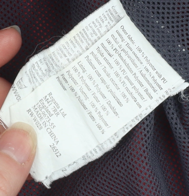 Regatta Women's Red Rain Jacket Size 14 Waterproof