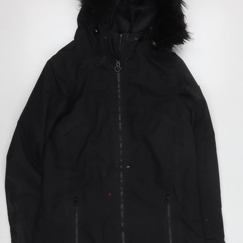 Regatta Women's Black Parka Jacket Size 10