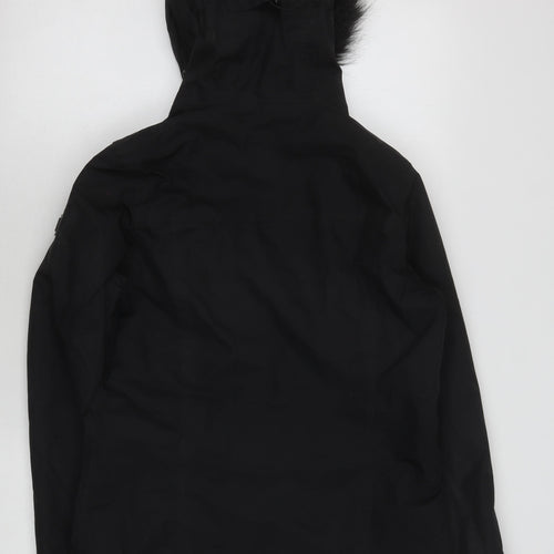Regatta Women's Black Parka Jacket Size 10
