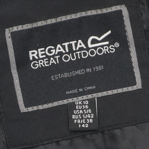 Regatta Women's Black Parka Jacket Size 10
