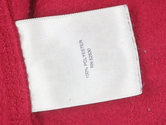 Lands' End Women's Red Fleece Petite Jacket