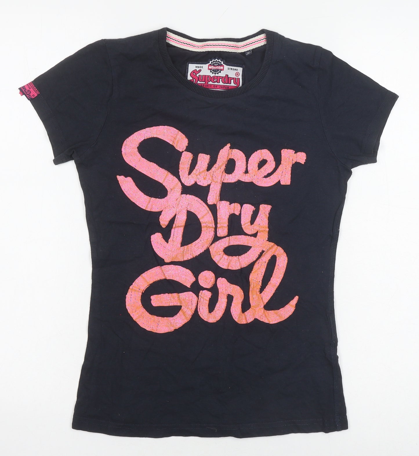 Superdry Women's Black T-Shirt S Casual