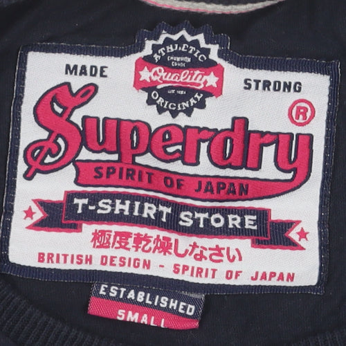 Superdry Women's Black T-Shirt S Casual