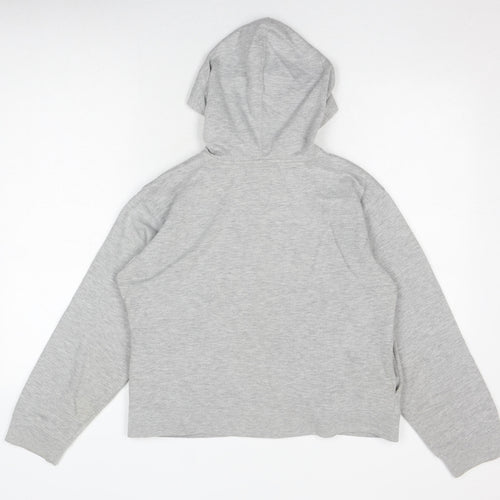 Reebok Women's Grey Hooded Zip Jacket Size 12