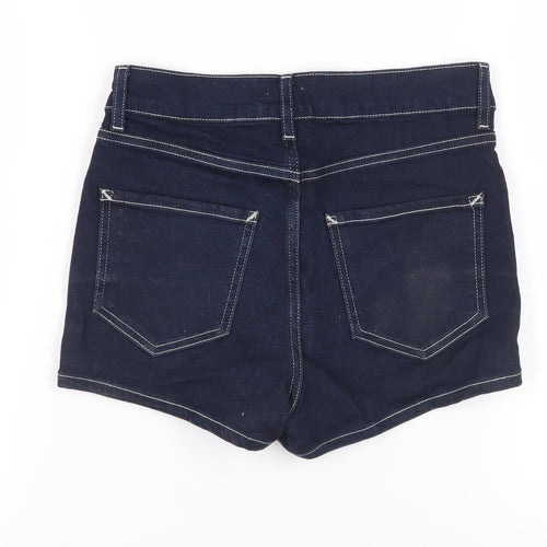 River Island Women's Blue Size 8 Denim Shorts