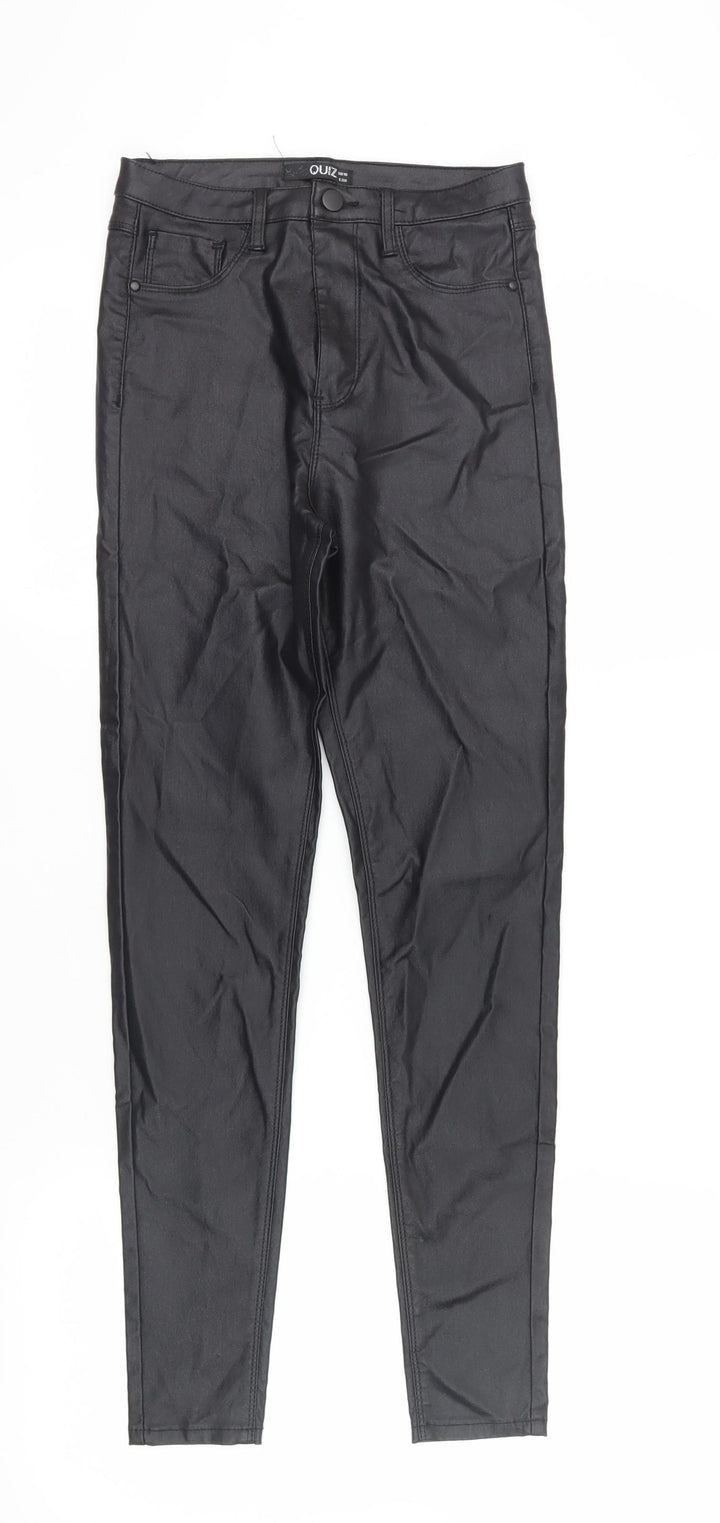 Quiz Black Women's Trousers Size 10