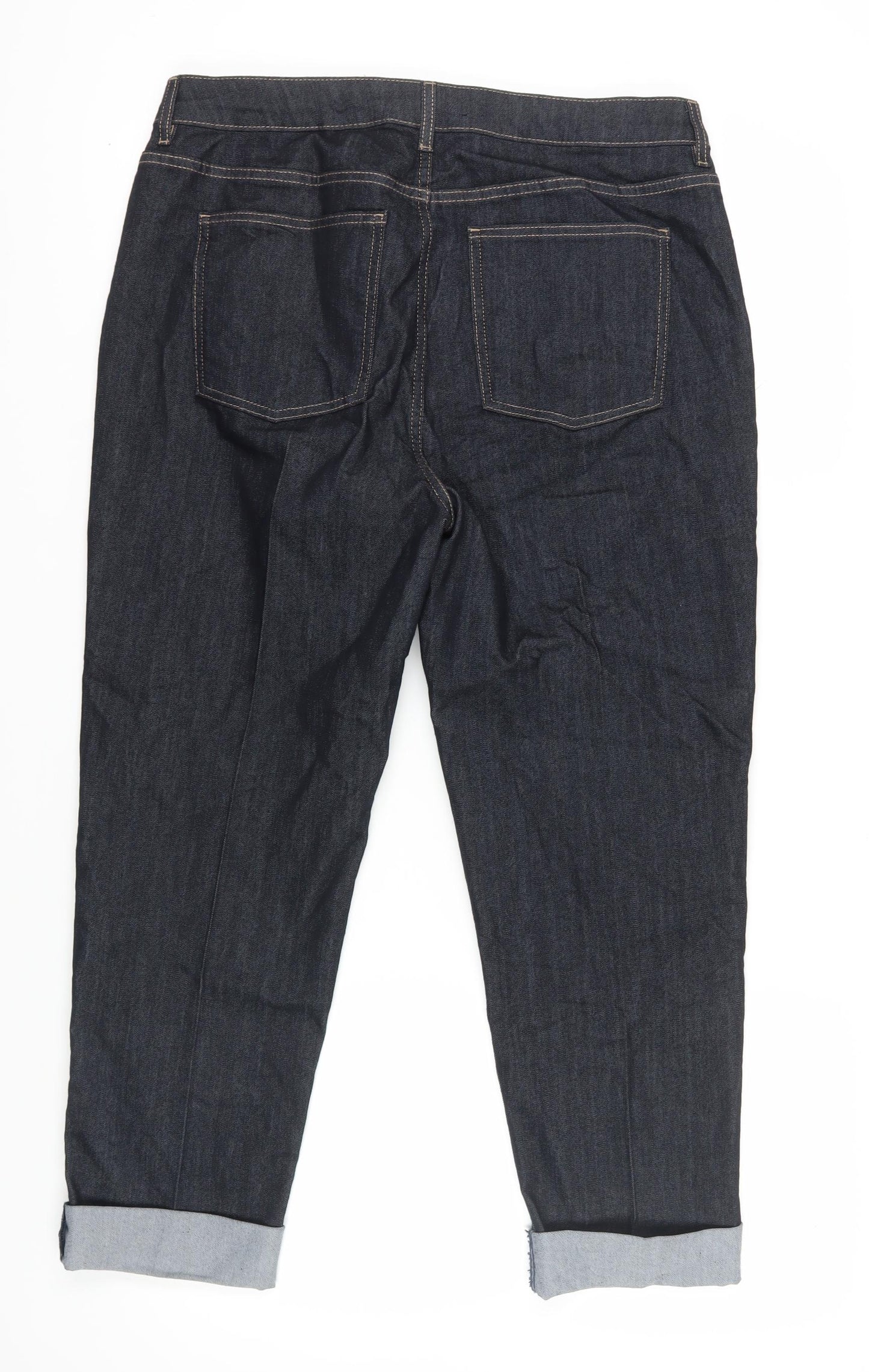 Marks & Spencer Women's Blue Straight Jeans Size 16