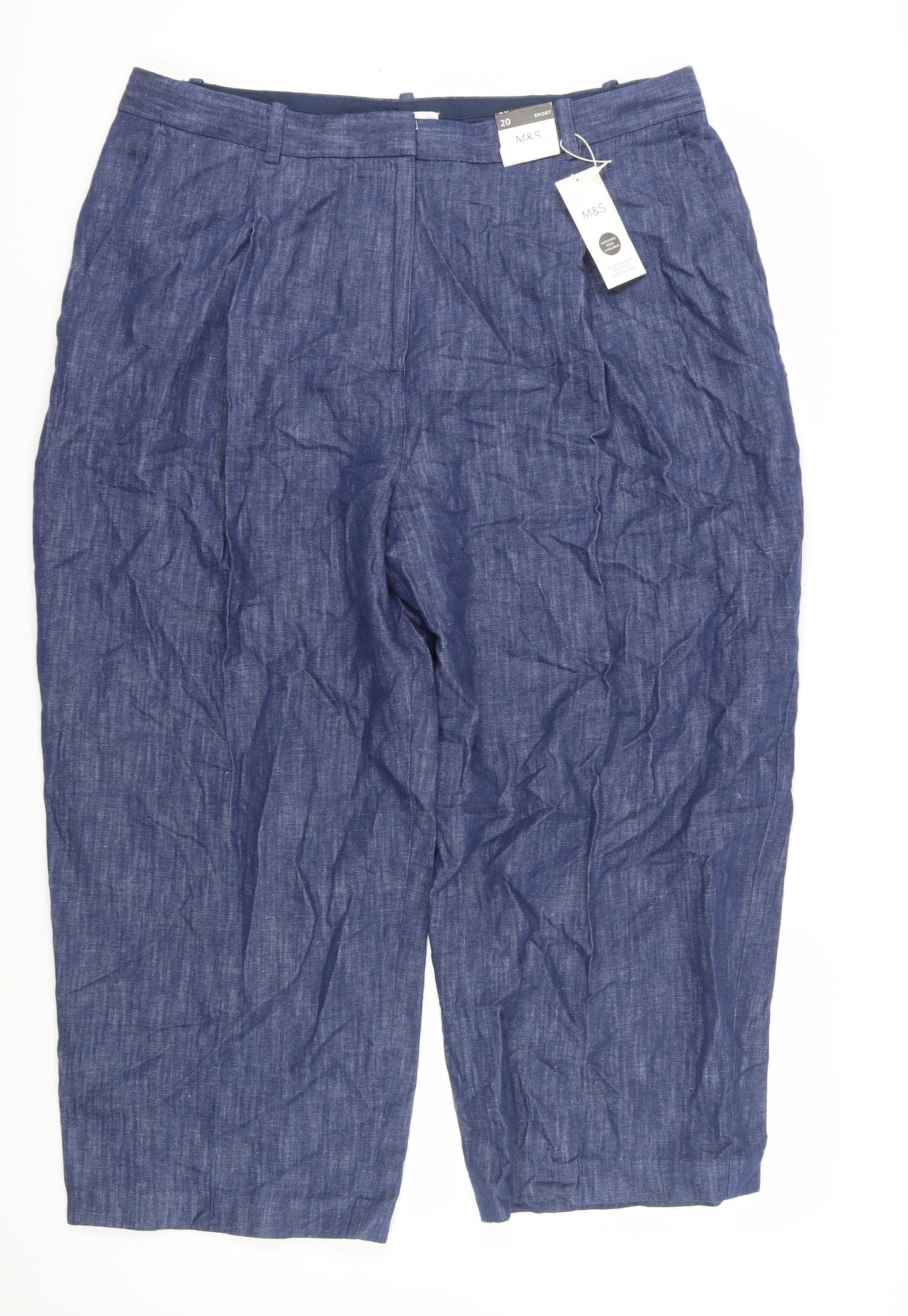 Marks and Spencer Women's Blue Dress Pants Size 20
