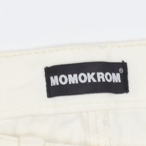 PrettyLittleThing Women's Ivory Mini Skirt - Size 6