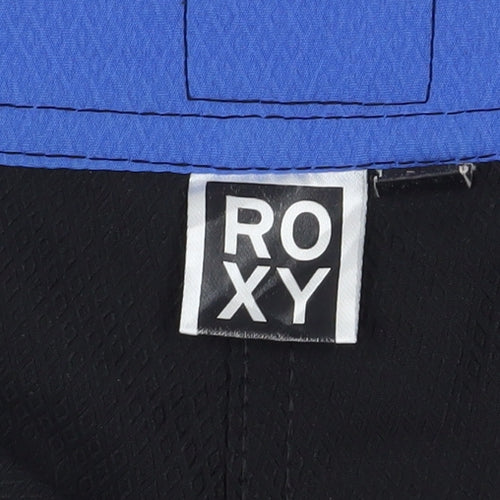 Roxy Women's Black Multicoloured Check Shorts M
