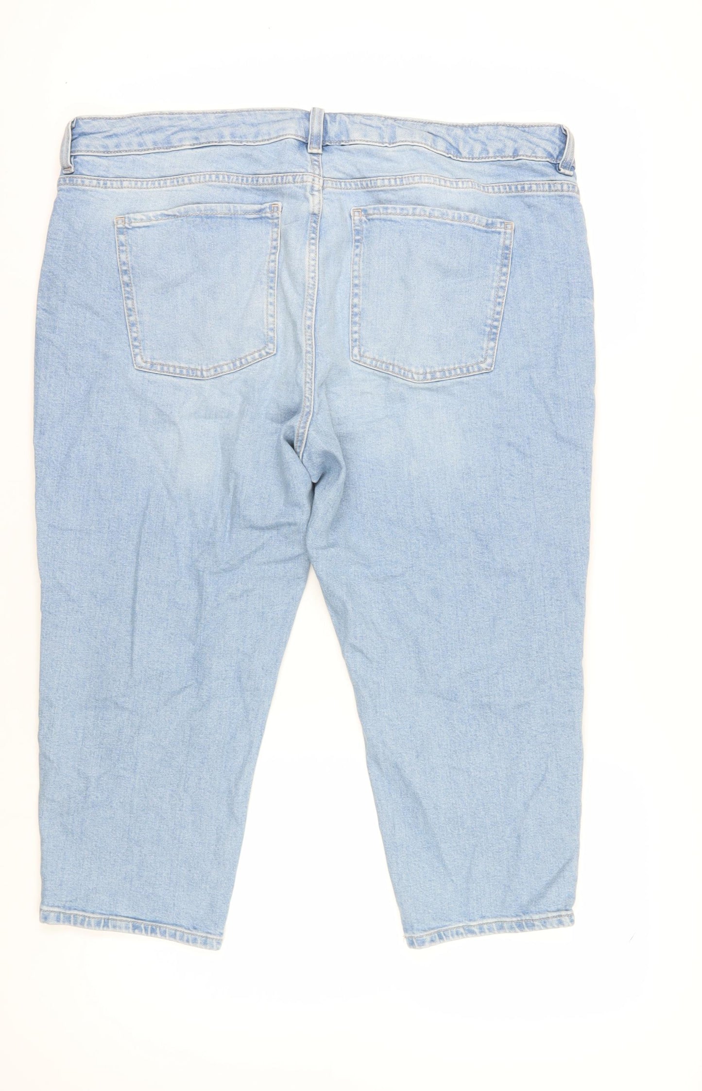 Marks and Spencer Women's Blue Cropped Slim Jeans Size 20